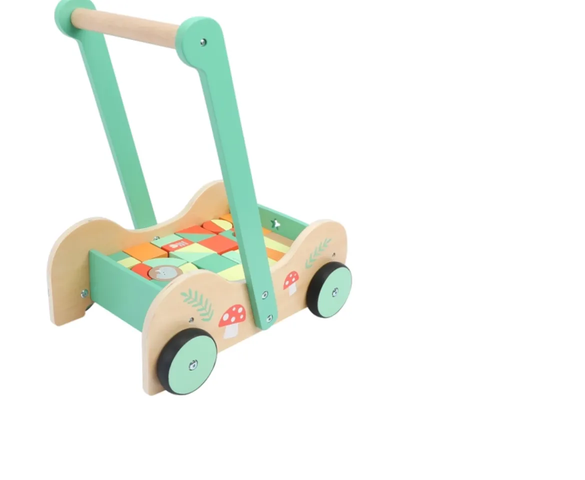 Ken Black Squirrel Play Safari Wooden Baby Steps Walker set| Wooden Toys|Preschool & Electronic Learning