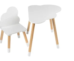 Ken Black Squirrel Play Wooden Cloud Kids Table and Chair Set| Wooden Toys|Preschool & Electronic Learning