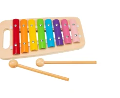 Ken Black Squirrel Play Wooden Hammer Ball and Xylophone Set| Wooden Toys