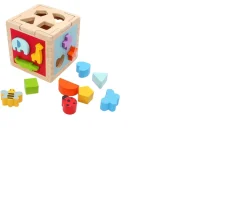 Ken Black Squirrel Play Wooden Sorting Cube| Wooden Toys|Preschool & Electronic Learning