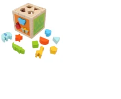 Ken Black Squirrel Play Wooden Sorting Cube| Wooden Toys|Preschool & Electronic Learning