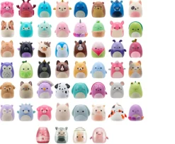 Ken Black Squish-a-longs 2 Pack Blinds - Series 1, - (2) 1” Mini-Squish, 1 Accessory, 1 Ring, 1 Capsule, 1 Col| Soft Toys