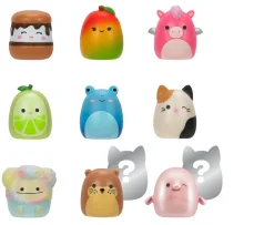 Ken Black Squish-a-longs by Original Squishmallows 8 Pack - Series 1, Style 2 - (8) 1” Mini-Squish with 2 Acce| Soft Toys