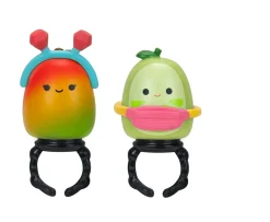 Ken Black Squish-a-longs by Original Squishmallows 8 Pack - Series 1, Style 2 - (8) 1” Mini-Squish with 2 Acce| Soft Toys