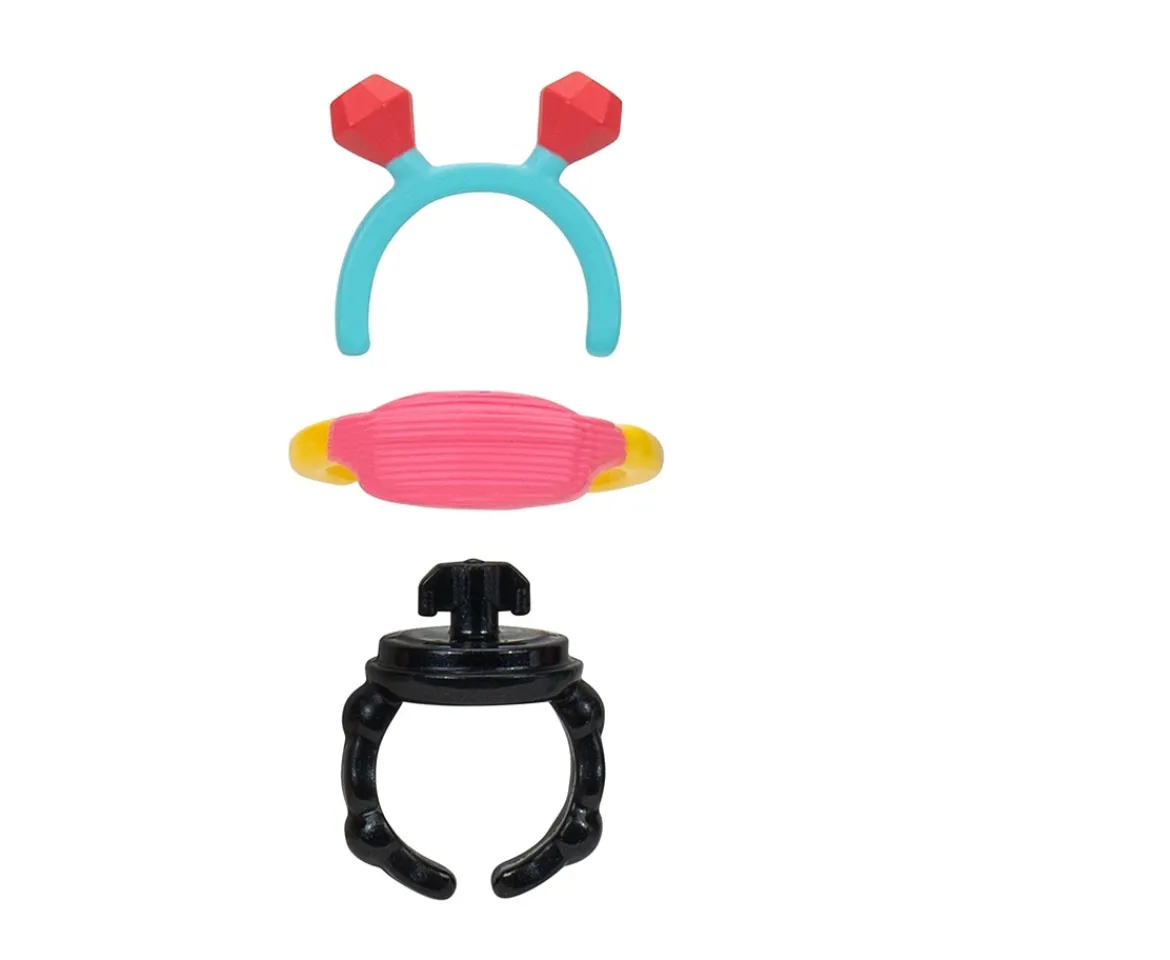 Ken Black Squish-a-longs by Original Squishmallows 8 Pack - Series 1, Style 2 - (8) 1” Mini-Squish with 2 Acce| Soft Toys