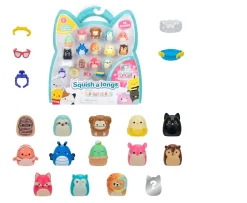 Ken Black Squish-a-longs by Original Squishmallows 14 Pack - Series 1 - (14) 1” Mini-Squish with 4 Accessories| Soft Toys