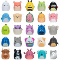 Ken Black Squish-a-longs by Original Squishmallows 25 Pack - Series 1 - (25) 1” Mini-Squish with 5 Accessories| Soft Toys
