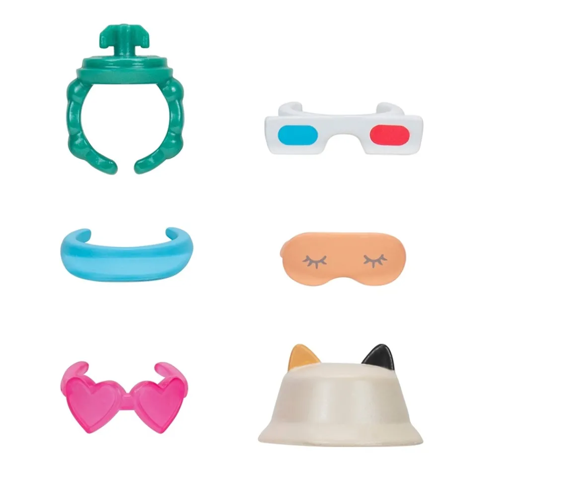 Ken Black Squish-a-longs by Original Squishmallows 25 Pack - Series 1 - (25) 1” Mini-Squish with 5 Accessories| Soft Toys