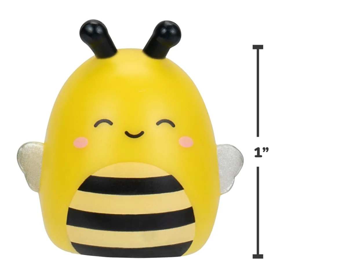 Ken Black Squish-a-longs by Original Squishmallows 25 Pack - Series 1 - (25) 1” Mini-Squish with 5 Accessories| Soft Toys