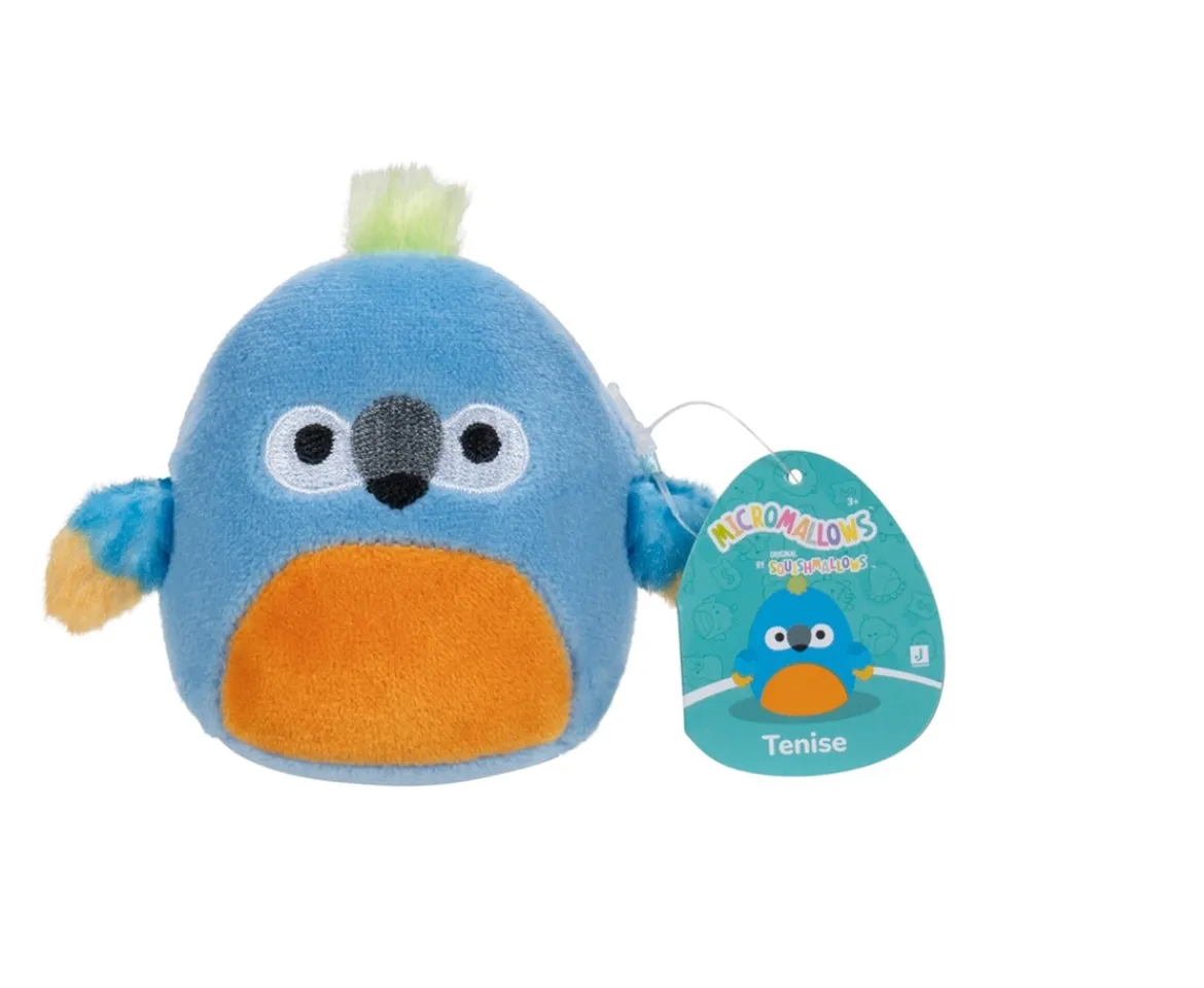 Ken Black Squishmallows Original Micromallows 4-Pack – Brina Bigfoot, Chanel Cinnamon Roll, Lucia Lemur, Tenis| Soft Toys