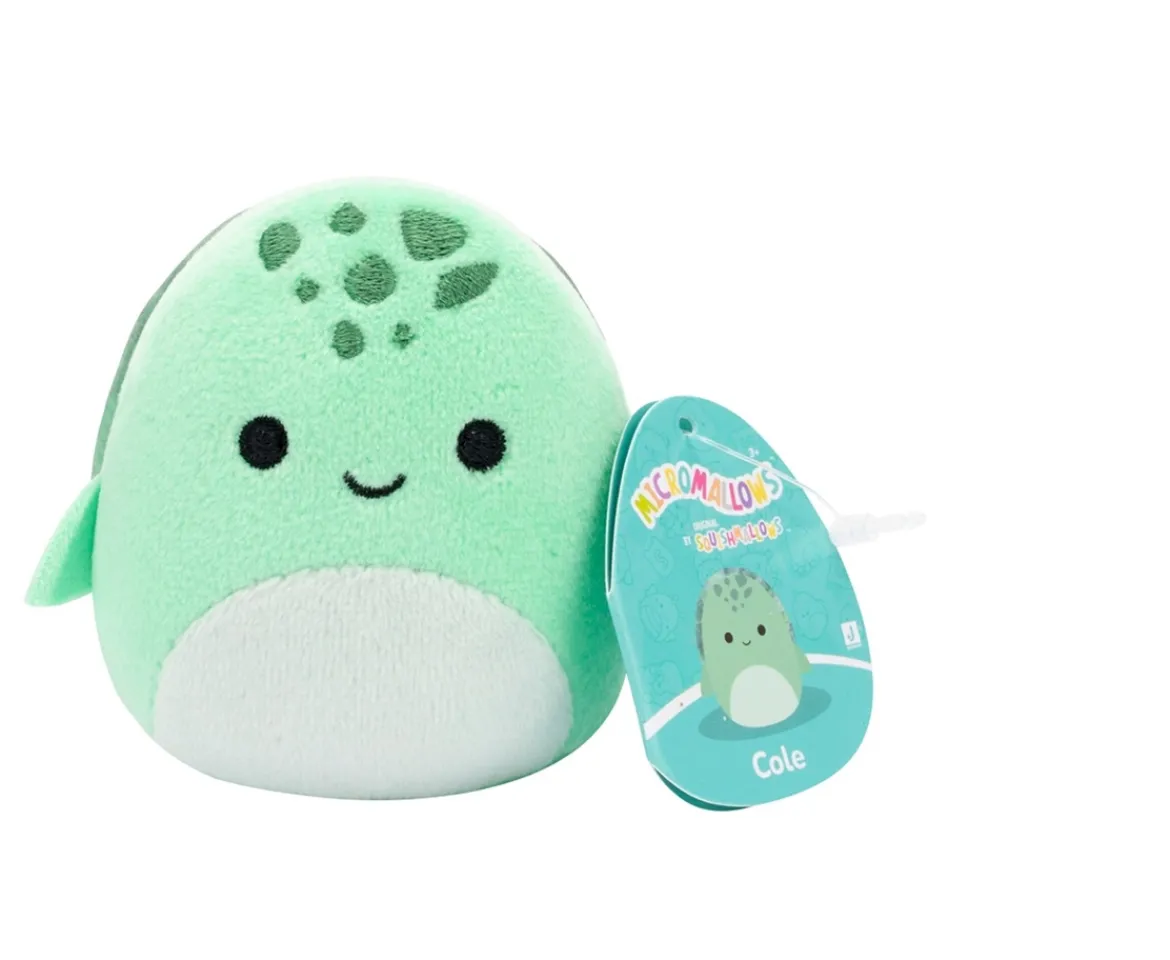 Ken Black Squishmallows Original Micromallows 6-Pack – Cailey Crab, Cole Turtle, Connor Cow, Gavi Turkey, Hasa| Soft Toys