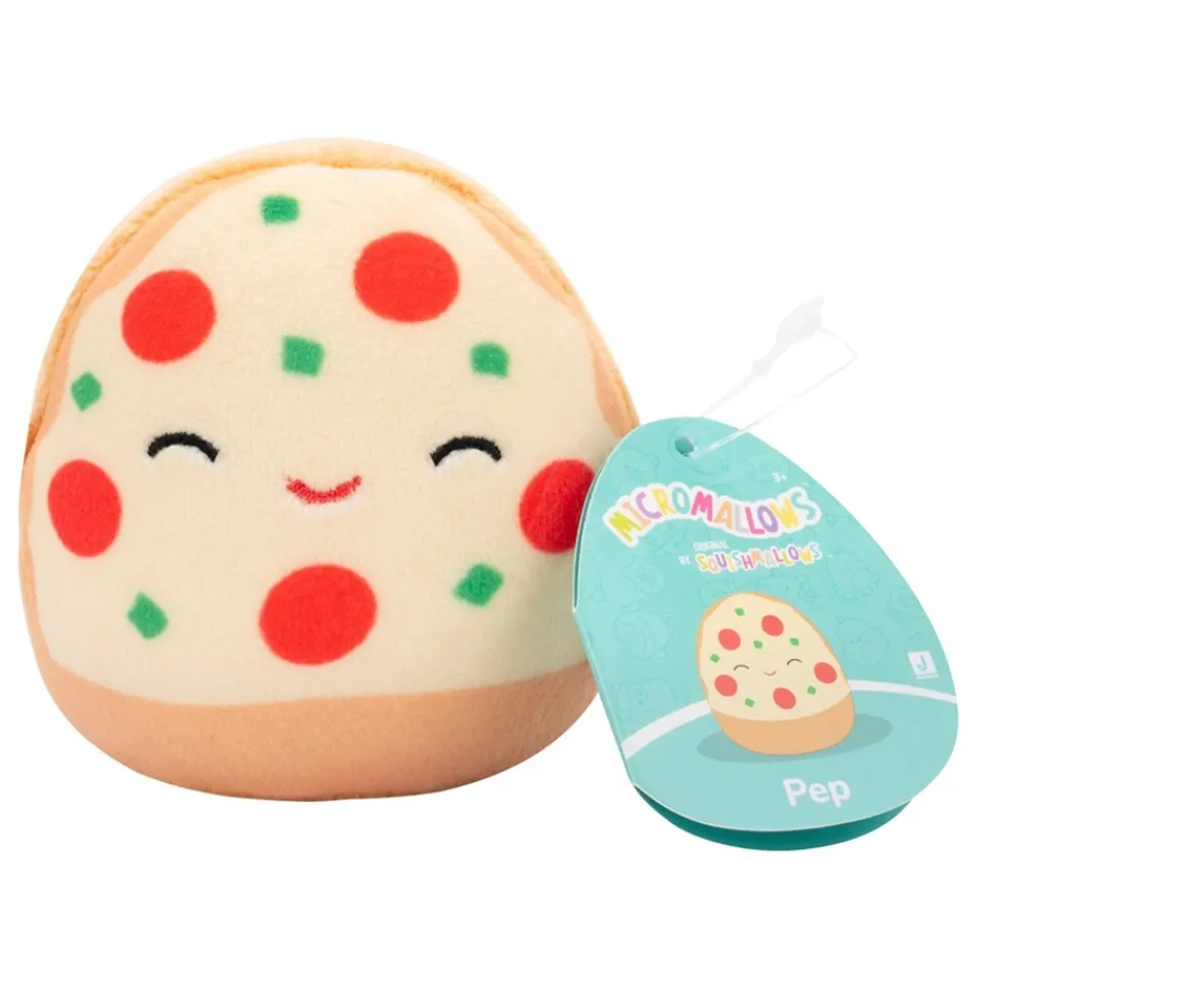 Ken Black Squishmallows Original Micromallows 6-Pack – Axel Beetle, Lune Loch Ness Monster, Malcolm Mushroom,| Soft Toys