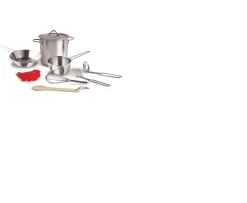 Ken Black Stainless Steel Cookware Playset Assortment| Dolls & Dollhouses