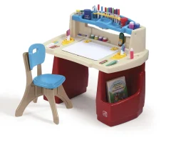 Ken Black Step 2 Deluxe Art Master Activity Desk| Art & Crafts