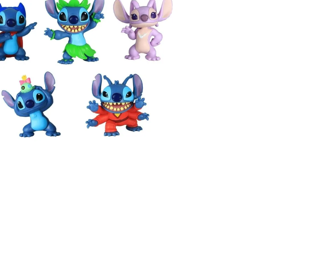 Ken Black Stitch 5 Pack Collectible Figures Set| Action Figures & Playsets