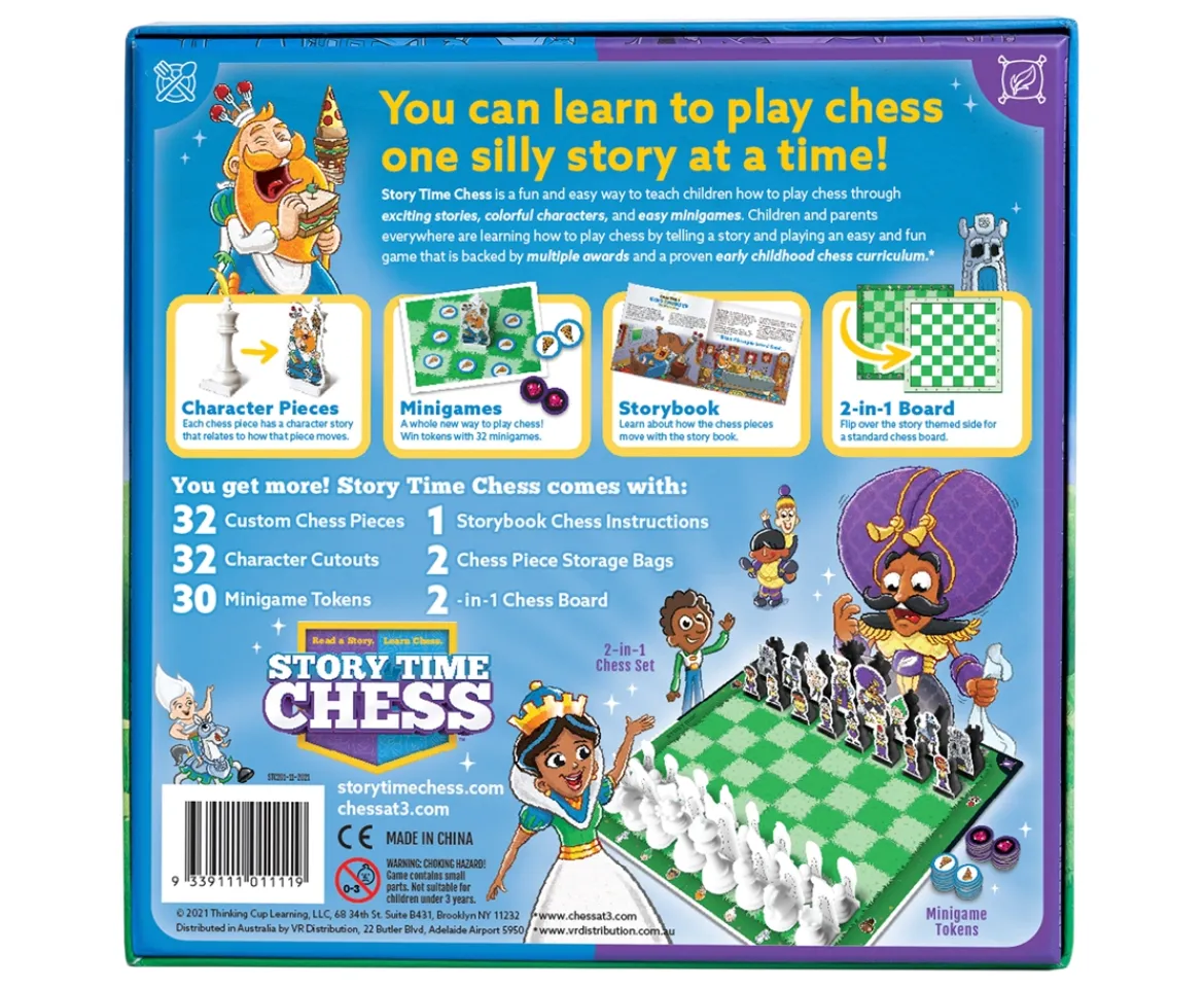 Ken Black Storytime Chess Set| Board Games