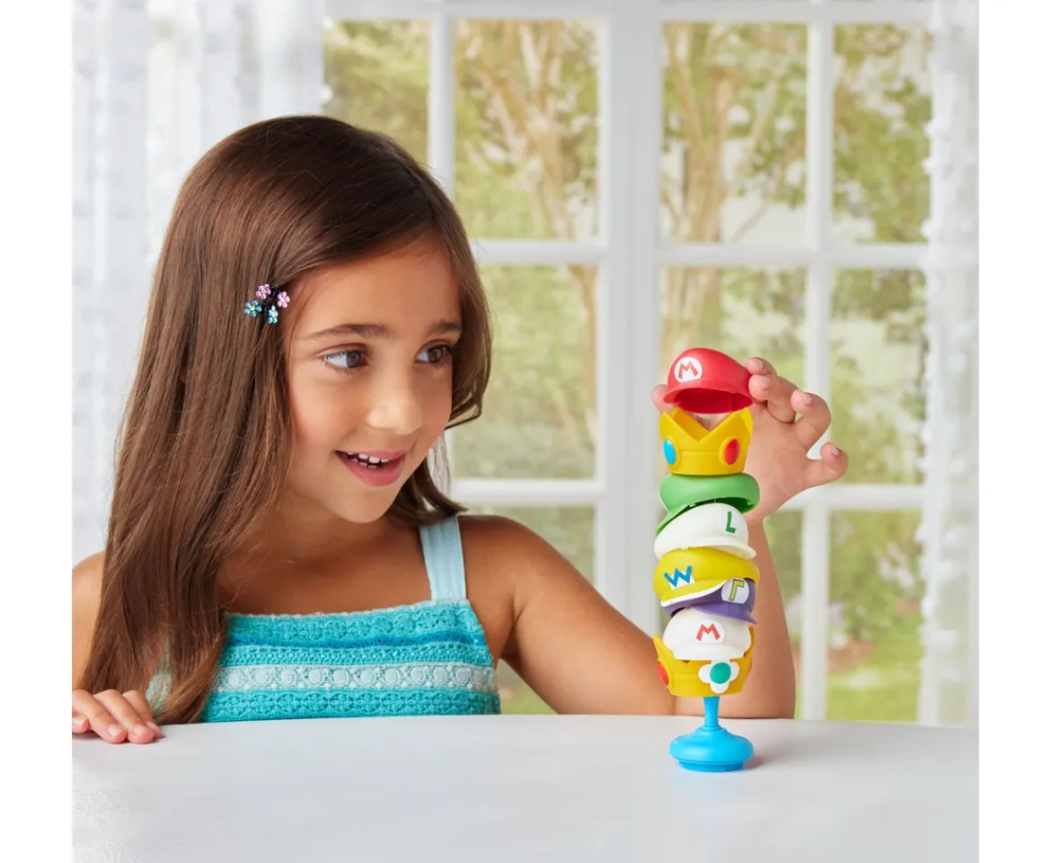 Ken Black Super Mario Cap Stacker| Board Games