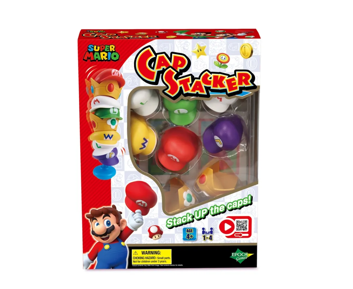 Ken Black Super Mario Cap Stacker| Board Games