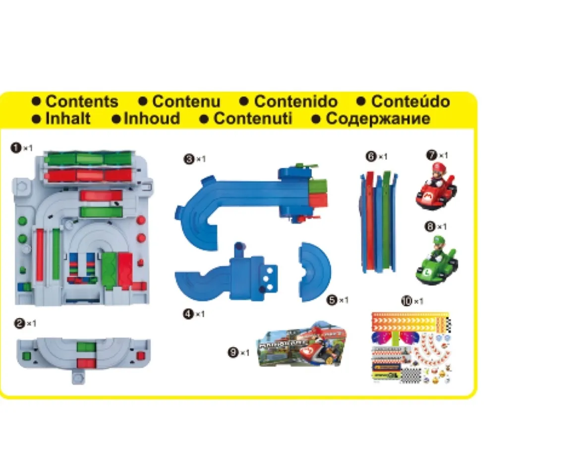 Ken Black Super Mario Mariokart Racing Track Deluxe Game| Action Figures & Playsets