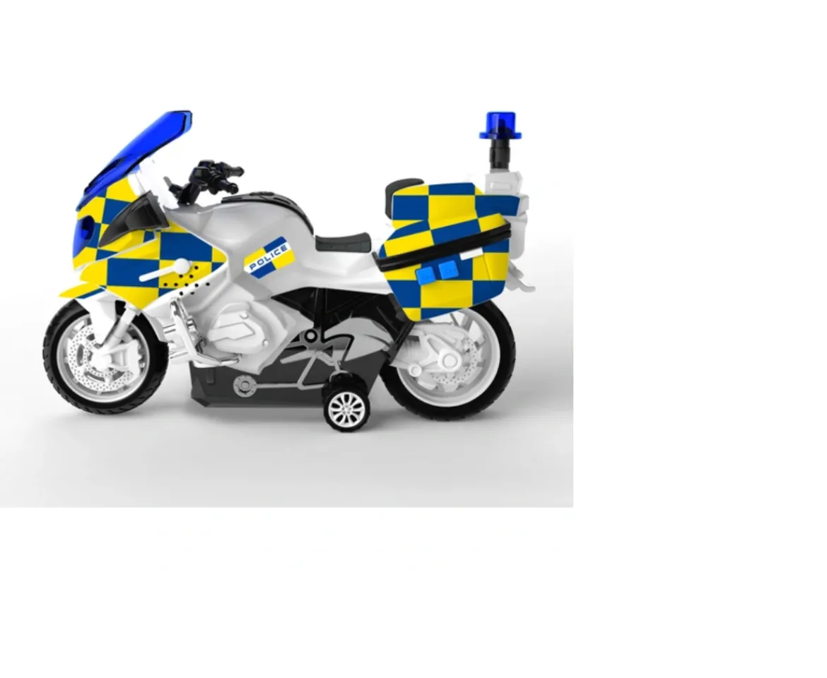 Ken Black Super Wheelz Lights & Sounds Police Motorbike| Building & Vehicle Toys