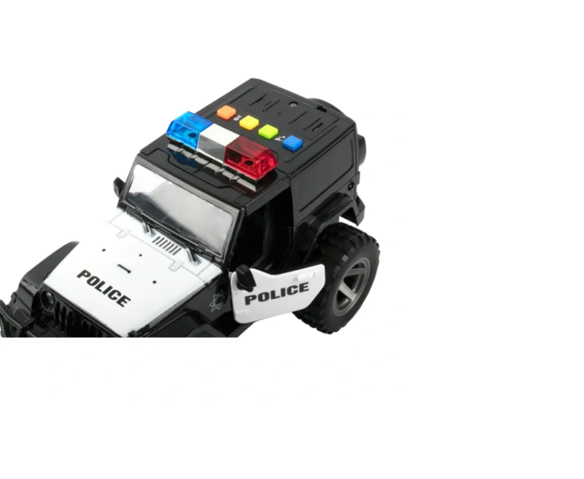 Ken Black Super Wheelz Lights and Sounds Police Truck| Building & Vehicle Toys