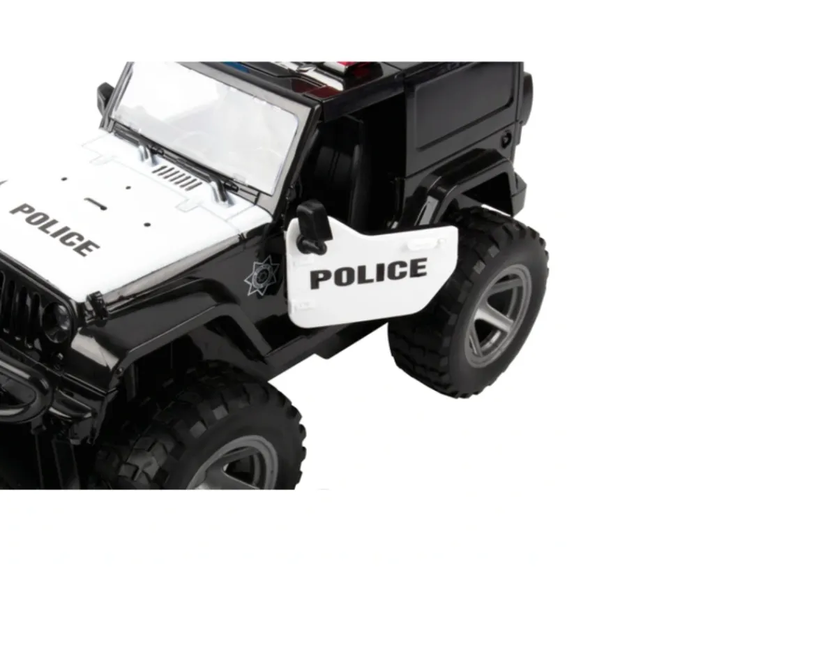 Ken Black Super Wheelz Lights and Sounds Police Truck| Building & Vehicle Toys