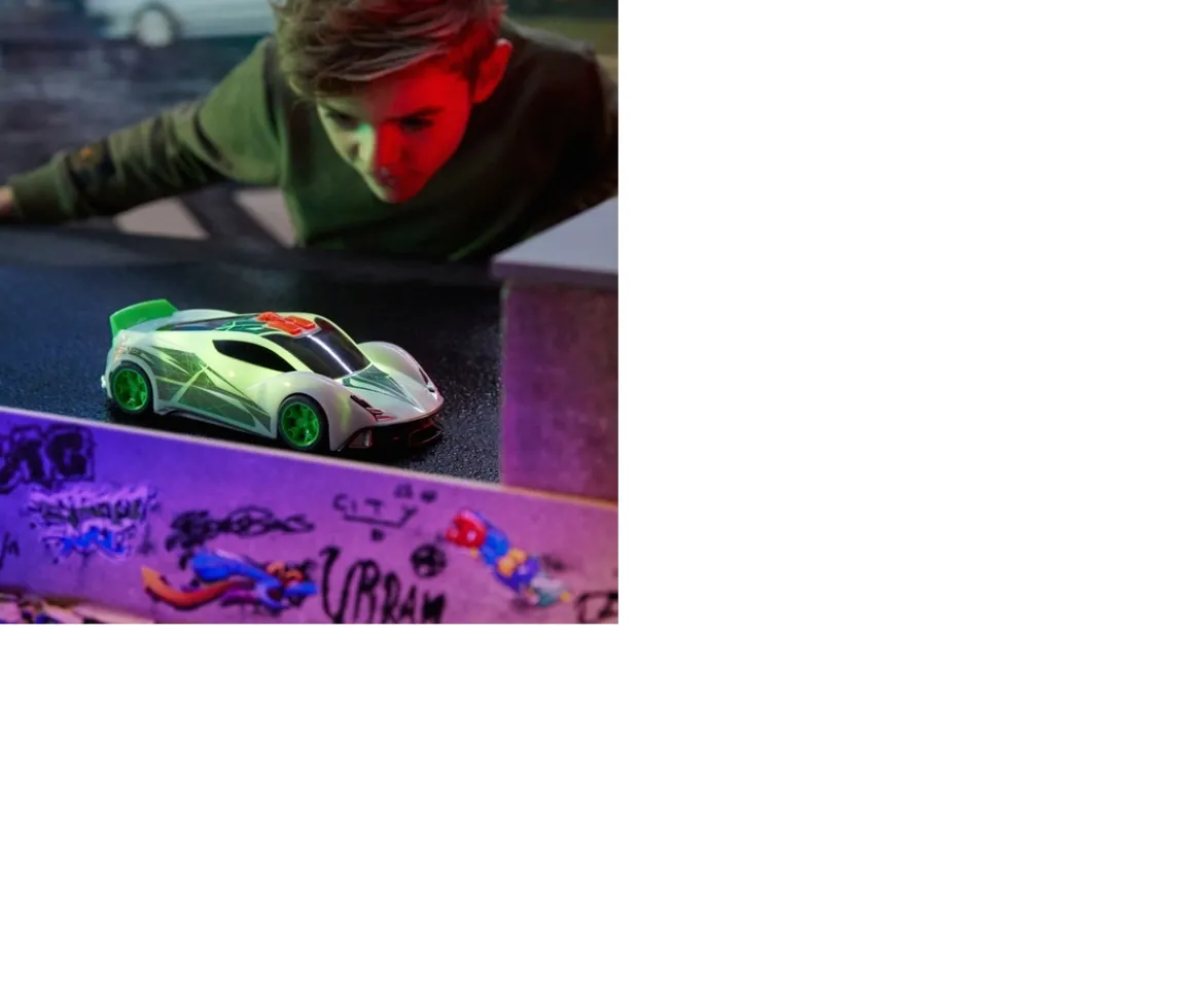 Ken Black Super Wheelz Neon Zoom Racer Car with Lights and Sounds| Building & Vehicle Toys