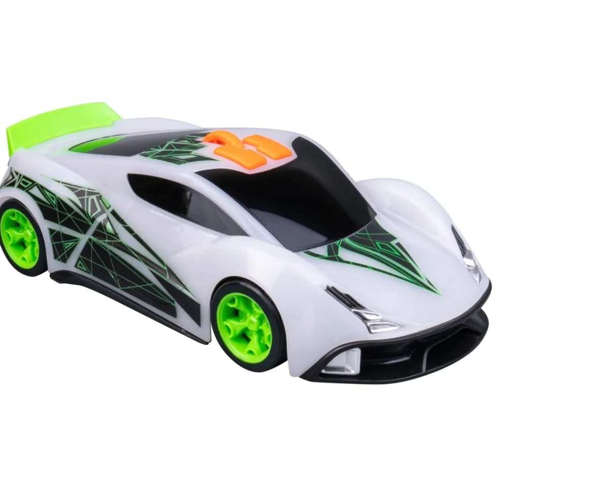 Ken Black Super Wheelz Neon Zoom Racer Car with Lights and Sounds| Building & Vehicle Toys