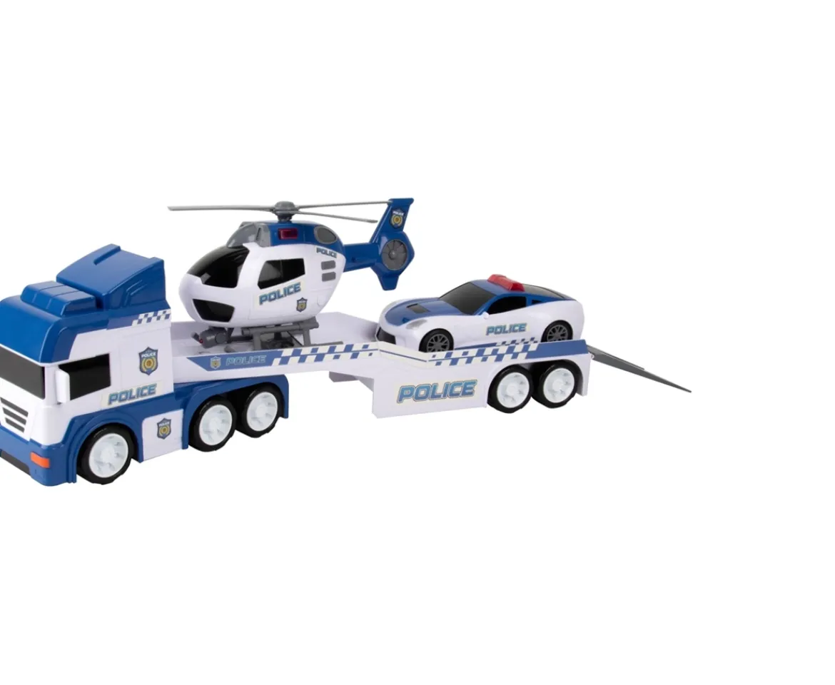 Ken Black Super Wheelz Police Transporter Set| Building & Vehicle Toys
