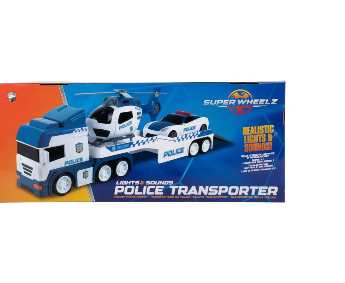 Ken Black Super Wheelz Police Transporter Set| Building & Vehicle Toys