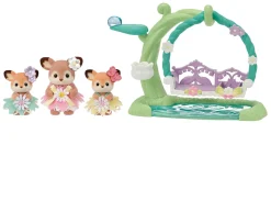 Ken Black Sylvanian Families Deer Babies Floral Swing Set| Dolls & Dollhouses