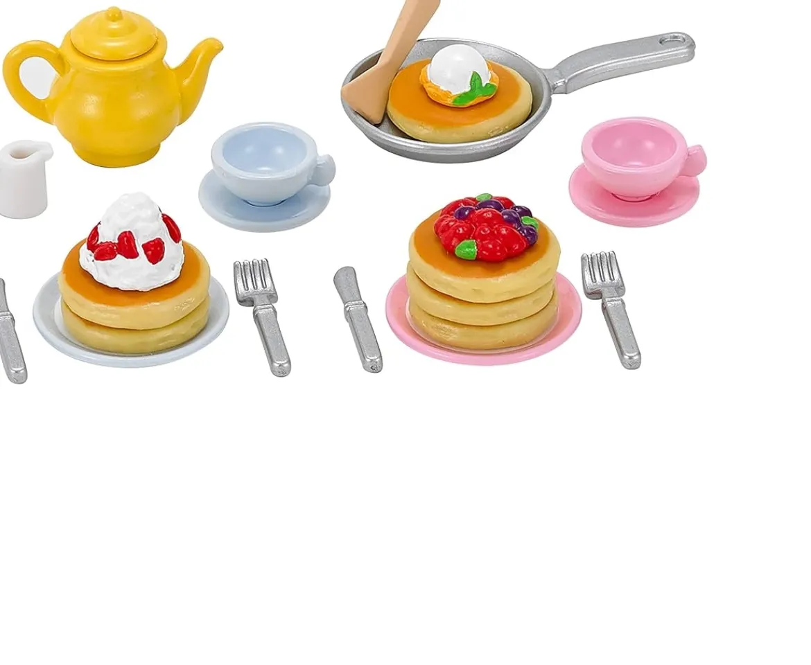 Ken Black Sylvanian Families Homemade Pancake Set| Dolls & Dollhouses