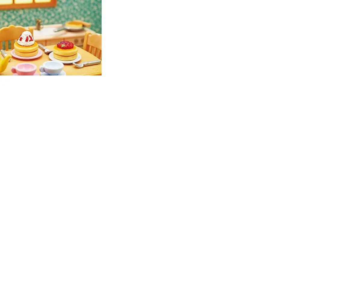 Ken Black Sylvanian Families Homemade Pancake Set| Dolls & Dollhouses
