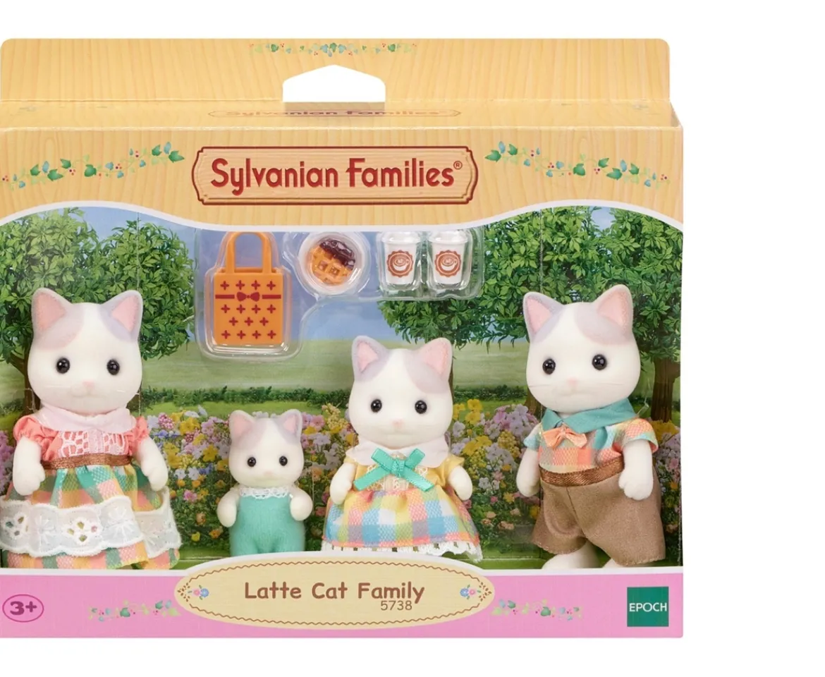 Ken Black Sylvanian Families Latte Cat Family| Dolls & Dollhouses