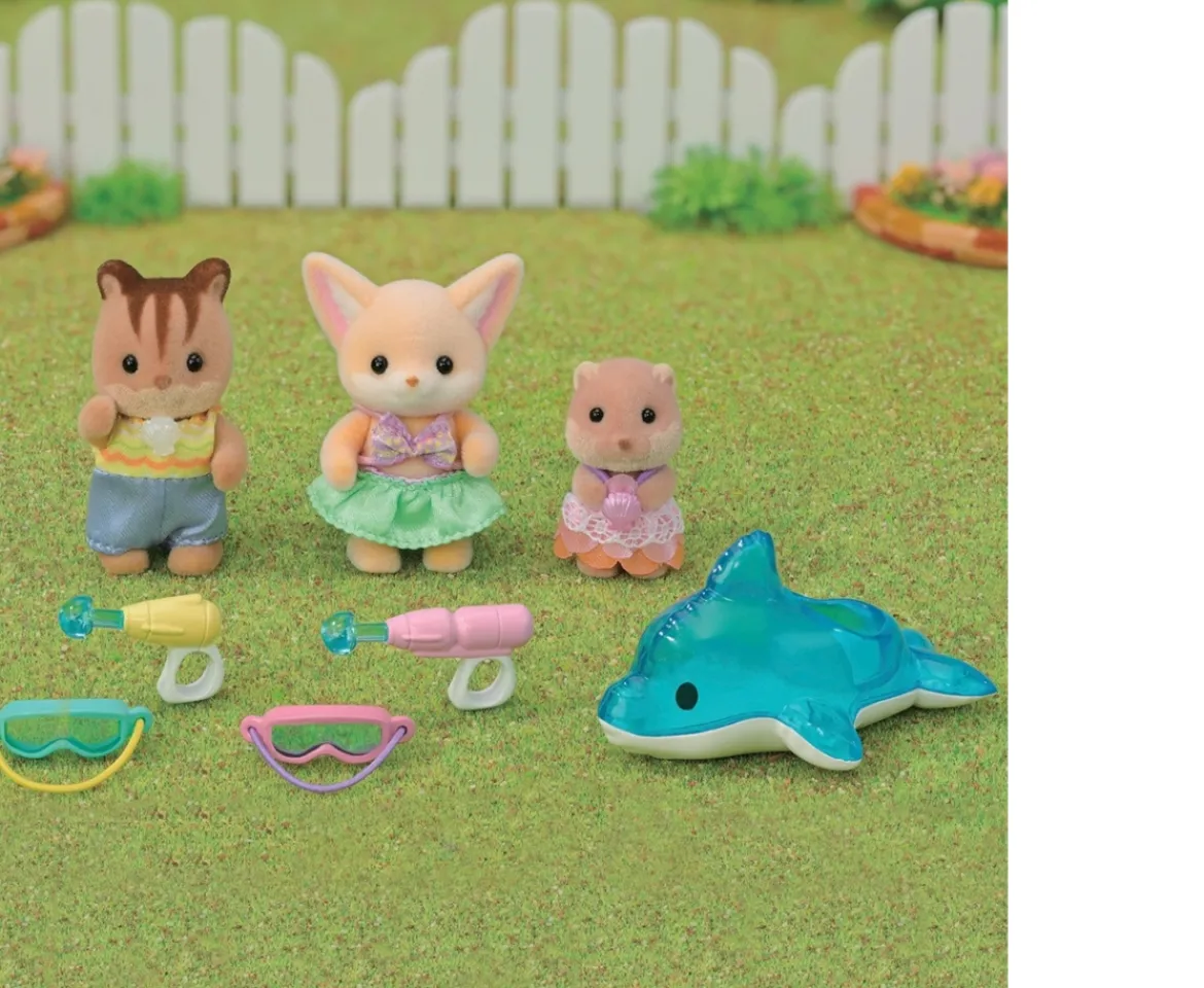 Ken Black Sylvanian Families Nursery Friends Pool Fun Trio Pack| Dolls & Dollhouses