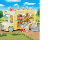Ken Black Sylvanian Families Rainbow Fun Nursery Bus Playset| Dolls & Dollhouses