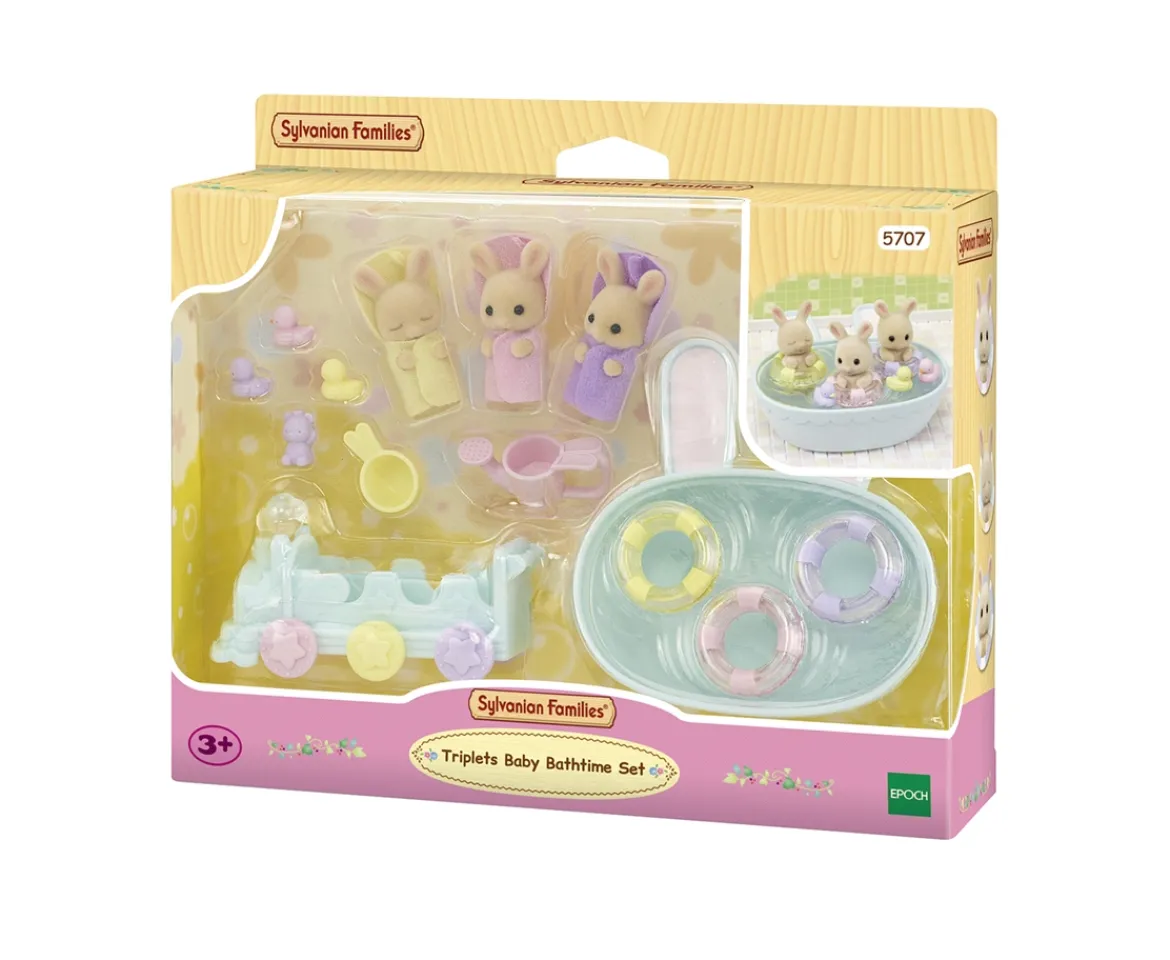 Ken Black Sylvanian Families Triplets Baby Bathtime Set| Dolls & Dollhouses