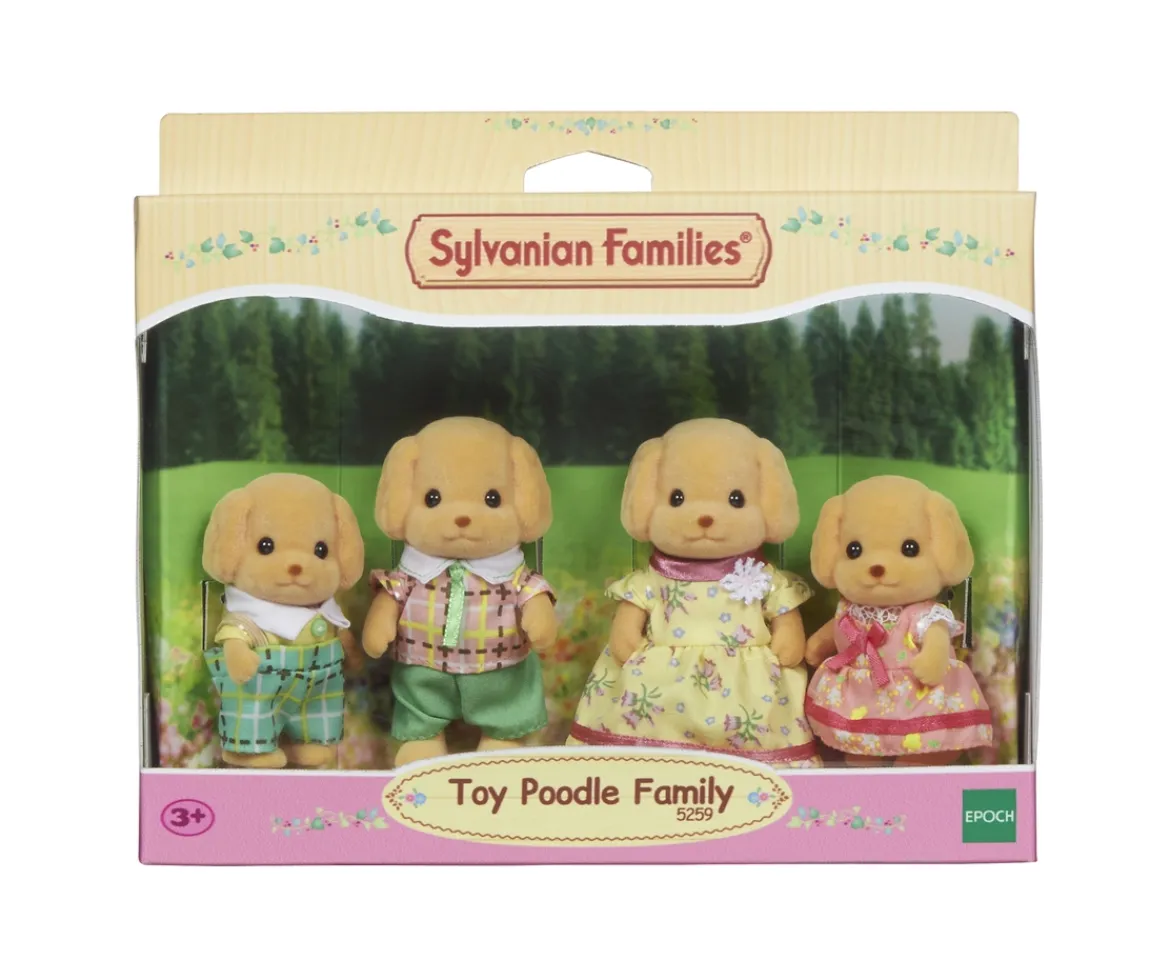 Ken Black Sylvanian Toy Poodle Family| Dolls & Dollhouses