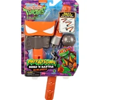 Ken Black Tales of Teenage Mutant Ninja Turtles Build 'N Battle Michelangelo Ninja Reveal Playset| Action Figures & Playsets