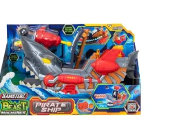 Ken Black Teamsterz Beast Machines Pirate Ship Set| Building & Vehicle Toys