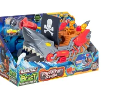 Ken Black Teamsterz Beast Machines Pirate Ship Set| Building & Vehicle Toys