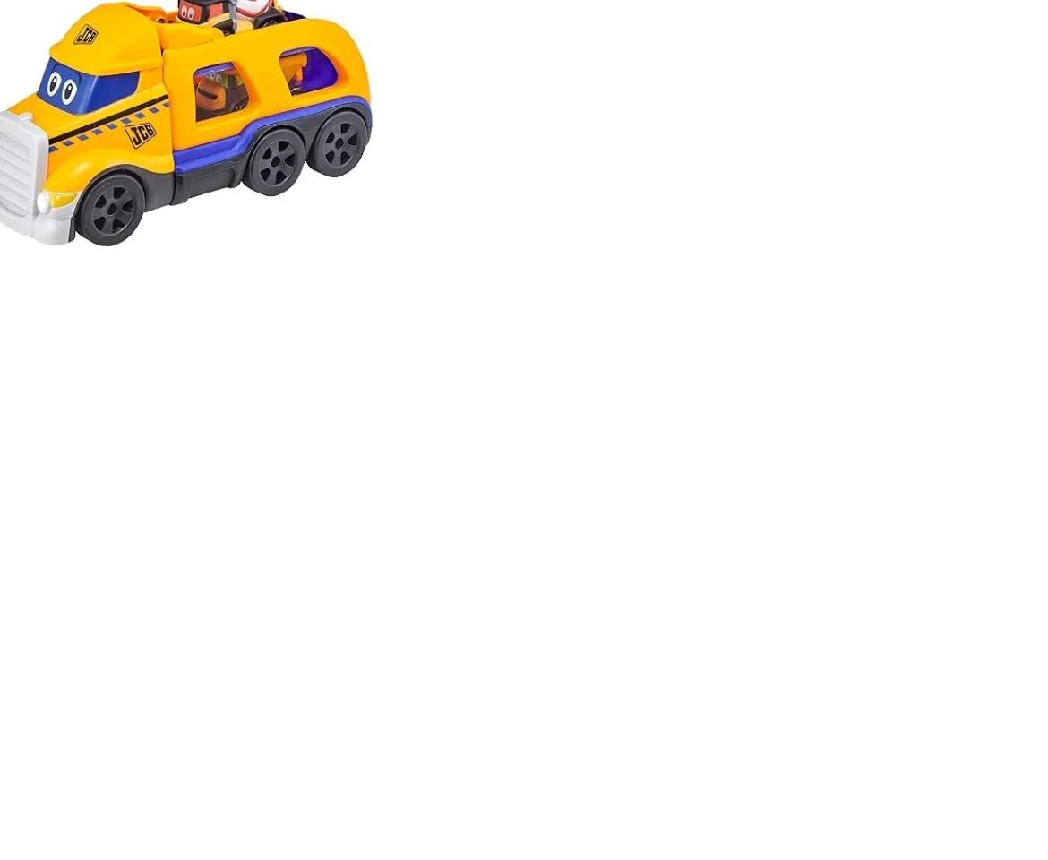 Ken Black Teamsterz My First JCB Tommy Transporter Vehicle Playset| Building & Vehicle Toys