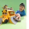 Ken Black Tech Deck Sk8 Crew 2-in-1 Transforming Ultra Sk8 Bus Set| Building & Vehicle Toys