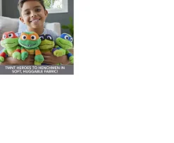 Ken Black Teenage Mutant Ninja Turtles Mutant Mayhem 8-in Plush Assortment| Soft Toys|Action Figures & Playsets