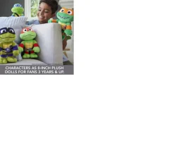 Ken Black Teenage Mutant Ninja Turtles Mutant Mayhem 8-in Plush Assortment| Soft Toys|Action Figures & Playsets