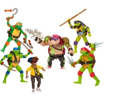 Ken Black Teenage Mutant Ninja Turtles Mutant Mayhem Basic Ooze Cruisin' Figures 6 Pack| Action Figures & Playsets