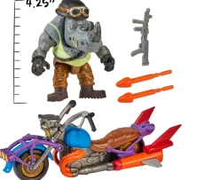 Ken Black Teenage Mutant Ninja Turtle Movie Rocksteady Chopper Cycle| Action Figures & Playsets