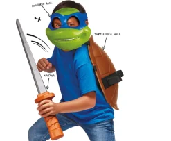 Ken Black Teenage Mutant Ninja Turtles Mutant Mayhem Leonardo's Mega Battle Pack| Action Figures & Playsets