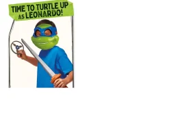 Ken Black Teenage Mutant Ninja Turtles Mutant Mayhem Leonardo's Mega Battle Pack| Action Figures & Playsets