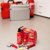 Ken Black Theo Klein 8984 7-piece Fire Brigade suitcase I Fire extinguisher including spray function, crowbar,| Building & Vehicle Toys